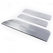 Накладки на пороги для Hyundai H200, H-1, Starex (1998-2007) Carmos car02077 (комплект 3шт)