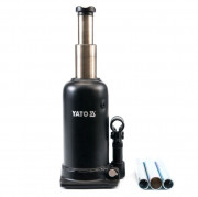 Гідравлічний пляшковий (двоштоковий) домкрат Yato YT-1711 (5 т)