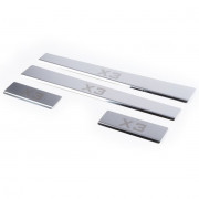 Накладки на пороги BMW X3 (E83) 2003-2010 Carmos car3009 (комплект 4шт)