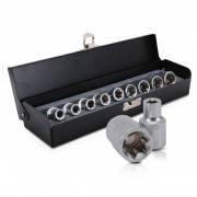 Набор торцевых головок 1/2'' Е10-Е24 Intertool ET-6014 (9шт)