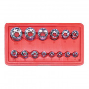 Набор торцевых головок TORX Е4-Е24 Intertool HT-1846 (14шт)