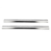 Накладки на пороги для Opel Astra G (1998-2012) Omsa Line 5201092 (2шт)