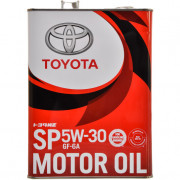 Оригинальное моторное масло Toyota Motor Oil 5W-30 SP / GF-6A 0888013705 (0888013706)