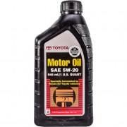 Оригинальное моторное масло Toyota Motor Oil 5W-20 SN (002791QT20) 946мл