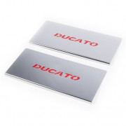 Накладки на пороги для Fiat Ducato (2006+) Carmos car0031 (2шт)