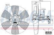 Вентилятор охлаждения радиатора NISSENS 85679