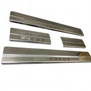 Накладки на пороги Ford Focus 2 (2005-2011) Carmos car0045 (комплект 4шт)