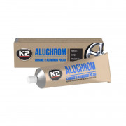 Абразивна паста для очищення та полірування будь-яких металевих поверхонь K2 Aluchrom K0031 (120г)