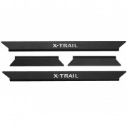 Накладки на пороги Nissan X-Trail 2 (T31) 2007-2014 Nataniko PS-NI25 / P-NI25 / PK-NI25 (комплект 4шт)