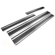 Накладки на пороги Toyota Tundra CrewMax 2 (XK50) 2007-2014 Nataniko PS-TO32 / P-TO32 / PK-TO32 (комплект 4шт)