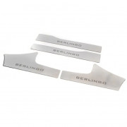 Накладки на внутрішні пороги Citroen Berlingo (2008+) Carmos car5407br (комплект 4шт)