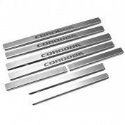 Накладки на пороги для Seat Cordoba 3 (2003-2009) Nataniko PS-SE08 / P-SE08 / PK-SE08 (комплект 8шт)