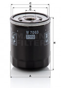 Масляный фильтр MANN W7063