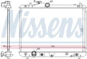 Радиатор охлаждения двигателя NISSENS 641755