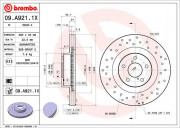 Тормозной диск BREMBO 09.A921.1X