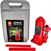 Гідравлічний пляшковий домкрат у пластиковому кейсі Дорожня Карта JNS-06PVC (6 т)