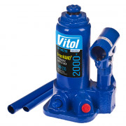 Гідравлічний пляшковий домкрат у пластиковому кейсі Vitol Iron Hand IH-148276D-K (2 т)