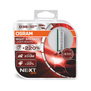 Комплект ксеноновых ламп Osram D3S Xenarc Night Breaker Laser Next Gen 66340XNN HCB Duobox +220%