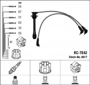 Комплект высоковольтных проводов зажигания RC-TE42 NGK 9617
