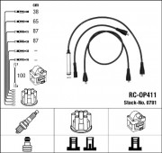 Комплект высоковольтных проводов зажигания RC-OP411 NGK 0781