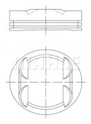 Поршень MAHLE 001 34 00