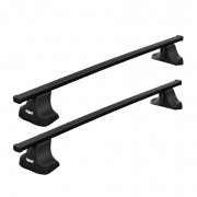 Багажник на гладкий дах (поперечини) Lada Kalina (1119) 2005-2013 Thule Squarebar Evo Rapid TH 7122-754-1359
