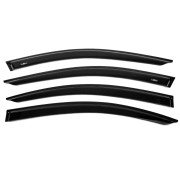 Дефлекторы окон (ветровики) на Skoda Octavia 4 (A8) 2020+ HIC sk26 (комплект 4шт)