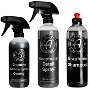 Графеновое покрытие Adam's Polishes Graphene Ceramic Spray Coating и комплект для ухода за ним (детейлинг-спрей Graphene Detail Spray + автошампунь Graphene Shampoo)