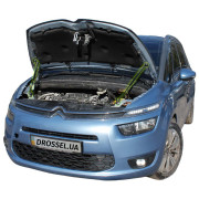 Амортизаторы капота (газовые упоры капота) Euro-Upor EN-CI-C4P-02-2 для Citroen C4 Picasso, Grand C4 Picasso (2013-2022) 2шт