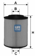 Масляный фильтр UFI 25.054.00