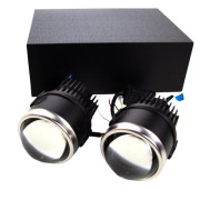 Світлодіодні Bi Led лінзи ПТФ Galaxy Black 2,5`