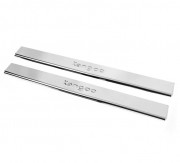 Накладки на пороги для Renault Kangoo (2008-2020) Carmos 009rn210207 (2шт)