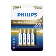 Батарейки Philips LR03 AAA Premium Alkaline (LR03M4B/10)
