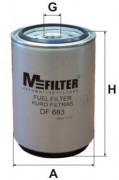 Топливный фильтр MFILTER DF683