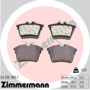 Тормозные колодки ZIMMERMANN 24135.180.1