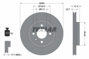 Тормозной диск TEXTAR 92292103
