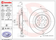 Тормозной диск Brembo 09.N361.11