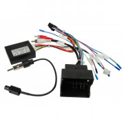 Комплект переходников Carav 16-077 для подключения магнитолы 7', 9', 10.1' в автомобилях BMW 3 серии (E90, E91, E92, E93) 2004-2012, X1 (E84) 2009-2015