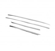 Молдинги на двери Renault Megane 4 (2016+) Carmos tit9989 (4шт)