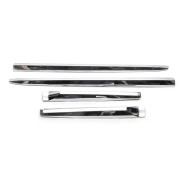 Молдинги на двери Toyota Land Cruiser Prado 150 (2009+) дизайн 2018+ 1234 Upgrade dd65051 (4шт)