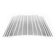 Молдинги на дверные стойки Land Rover Range Rover 3 L322 Vogue (2002-2012) Carmos car55434 (14шт)