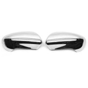 Накладки на зеркала Nissan Qashqai 1 (J10) 2007-2014 Carmos car0141 (2шт)