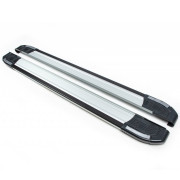 Боковые пороги (подножки) Ford Connect (2002-2013) Erkul Rainbow brr014+rai183 / brr014+rai213 (2шт)