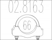 Хомут глушника MTS 02.8163