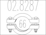 Хомут глушника MTS 02.8287