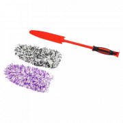         MaxShine Premium Flat Microfiber Wheel Brush with Replaceable Cover (704614)