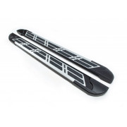 Боковые пороги (подножки) Mazda CX-5 (KE) 2012-2017 Erkul Sunrise brr038+snr183 (2шт)