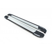 Бічні пороги (підніжки) Volkswagen Touareg 3 (CR) 2018+ Erkul Rainbow brr0390+rai193 (2шт)