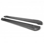 Бічні пороги (підніжки) Renault Kangoo 2 (2008-2020) Erkul Allmond Black brr066+alb193 / brr066+alb233 (2шт)