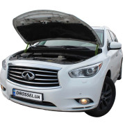 Амортизаторы капота (газовые упоры капота) Euro-Upor EU-IN-QX6-01-2 для Infiniti QX60 (2012-2021) 2шт